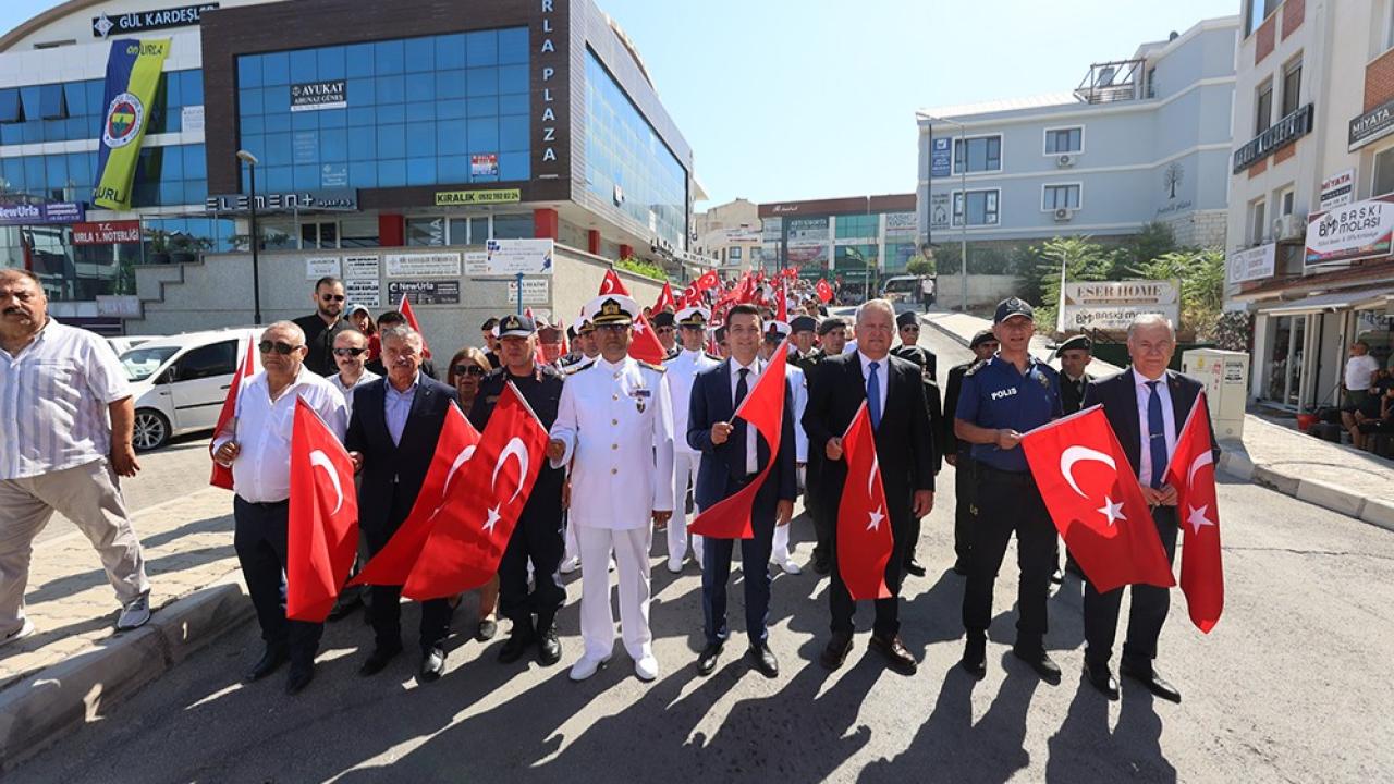 Atatürk'ün Urla'ya Gelişinin 100. Yılı Törenlerle Kutlandı