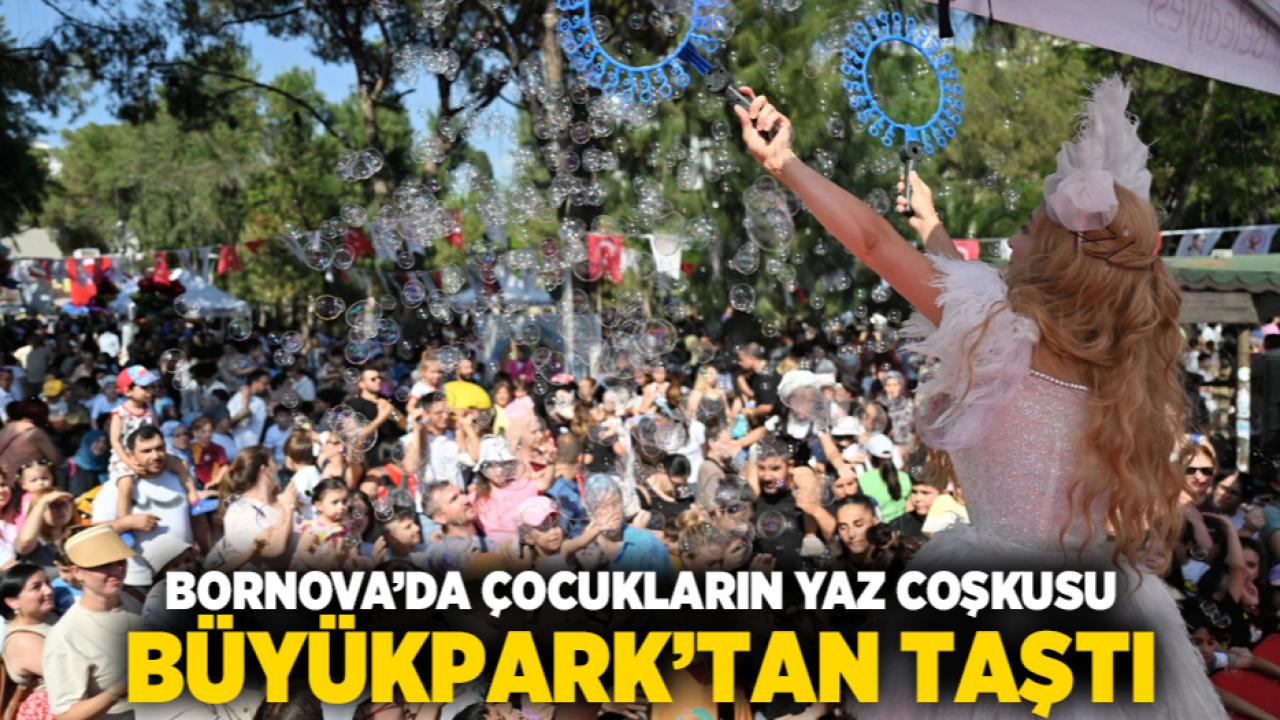 Bornova’da çocukların yaz coşkusu Büyükpark’tan taştı