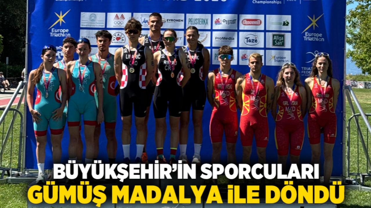 Büyükşehir’in sporcuları gümüş madalya ile döndü