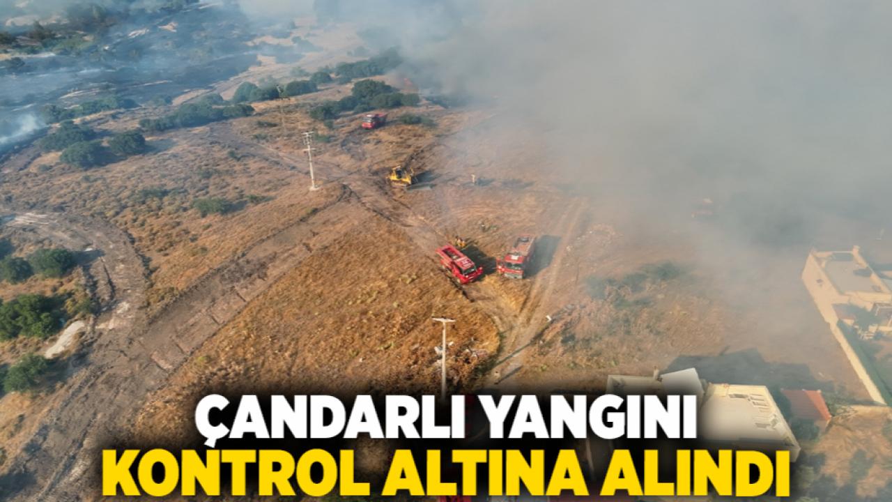 Çandarlı yangını kontrol altına alındı