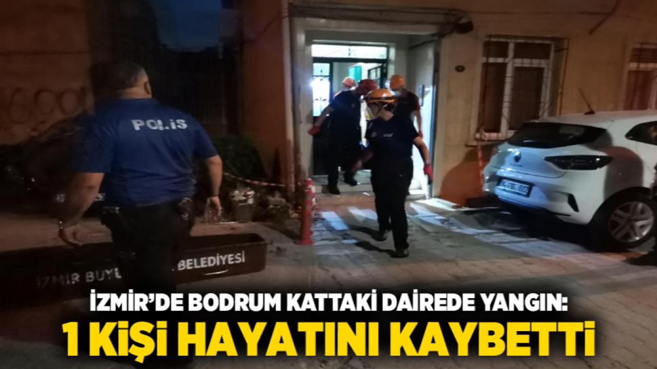 İzmir’de Bodrum Kattaki Dairede Yangın: 1 Kişi Hayatını Kaybetti