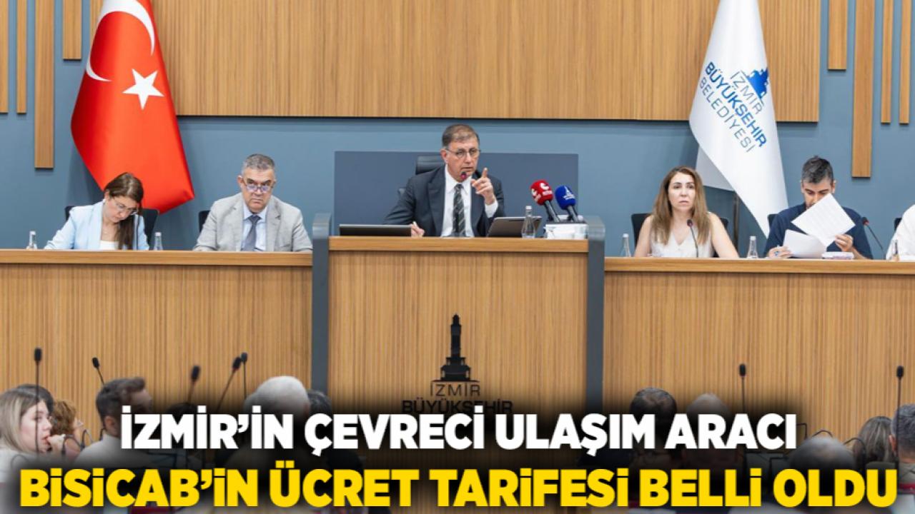 İzmir’in çevreci ulaşım aracı Bisicab’in ücret tarifesi belli oldu