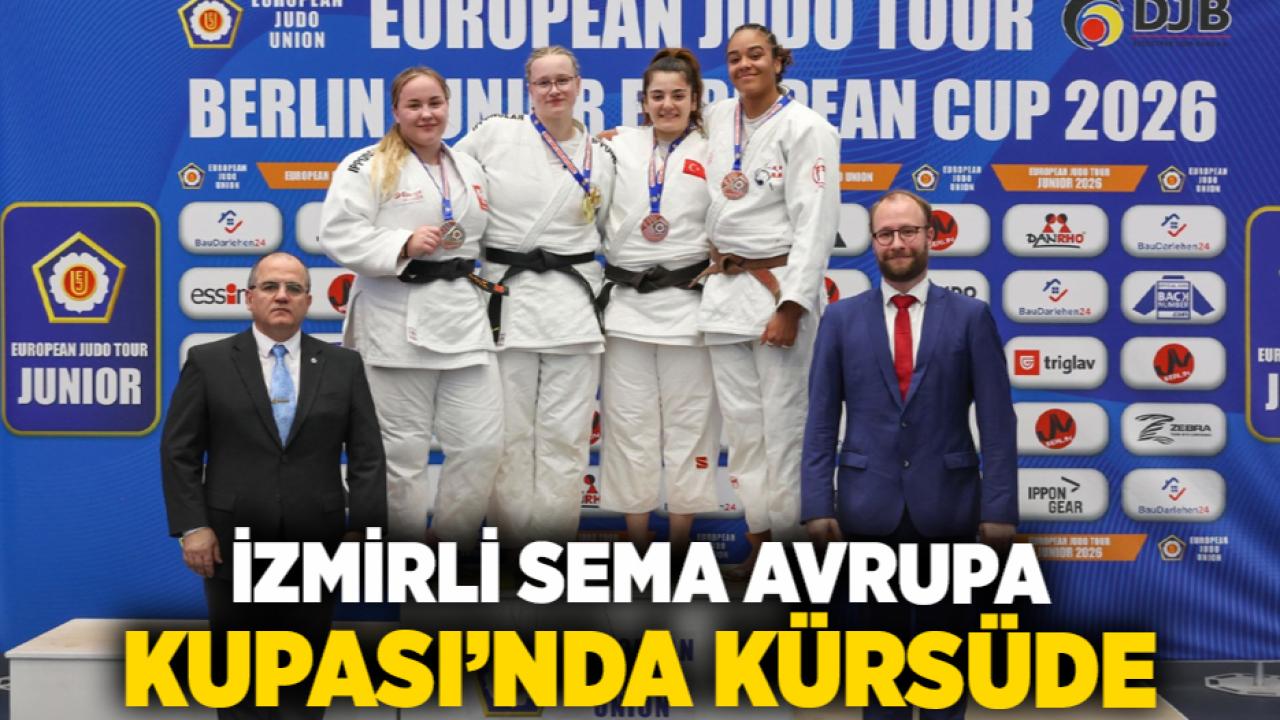 İzmirli Sema Avrupa Kupası’nda kürsüde