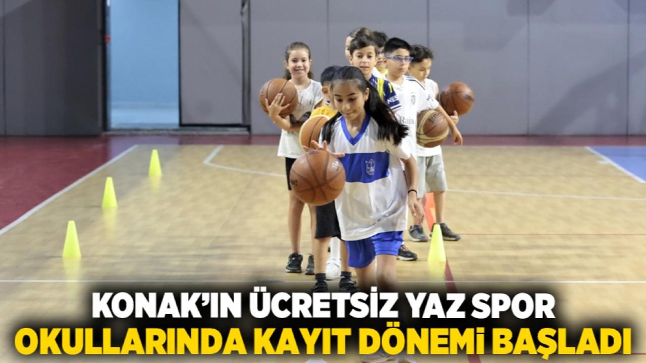 Konak’ın ücretsiz yaz spor okullarında kayıt dönemi başladı