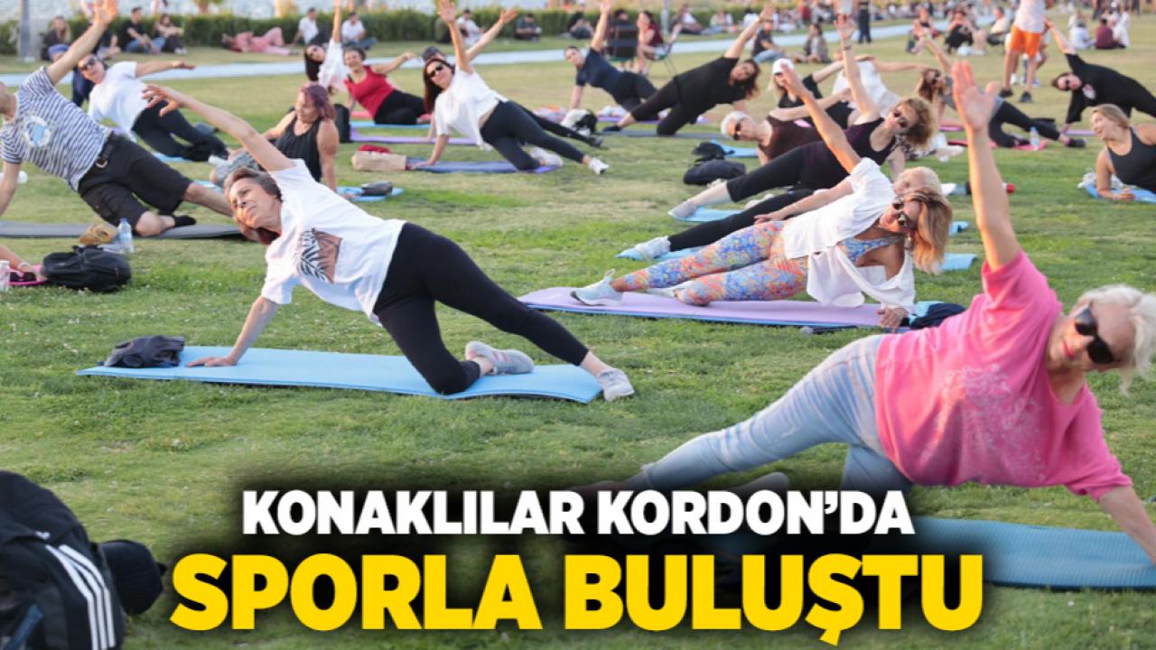 Konaklılar Kordon’da sporla buluştu