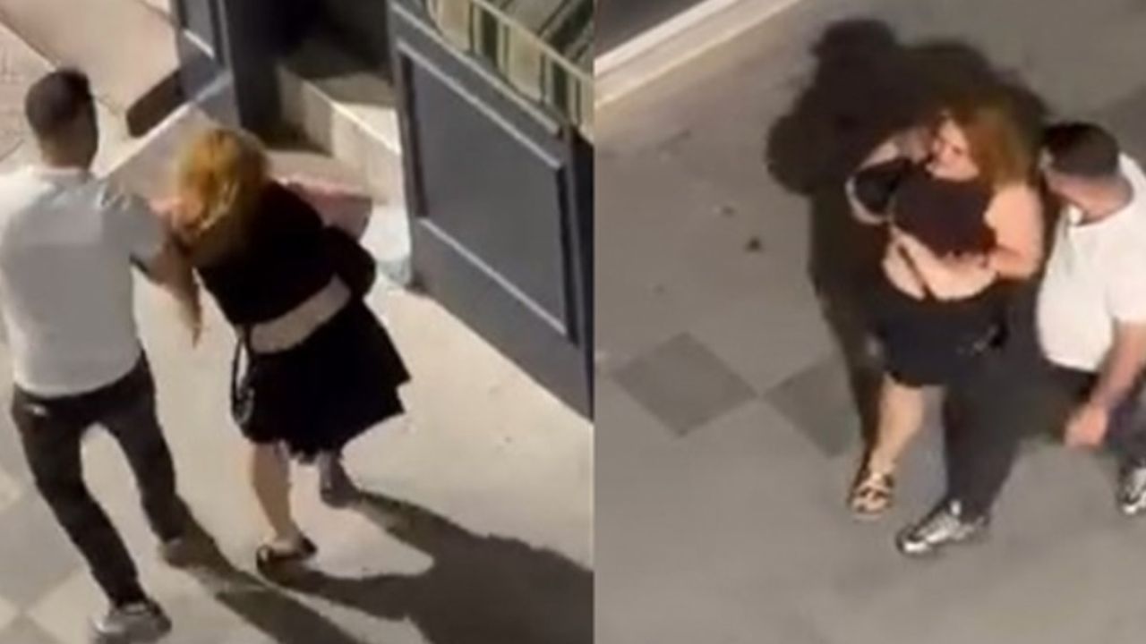 Zorla götürülmeye çalışılan kadının 'Beni öldürecek' feryadı!