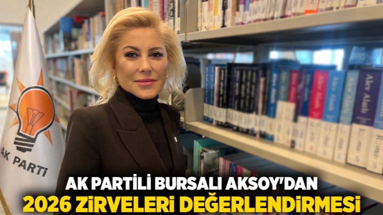 AK Partili Bursalı Aksoy'dan 2026 Zirveleri Değerlendirmesi