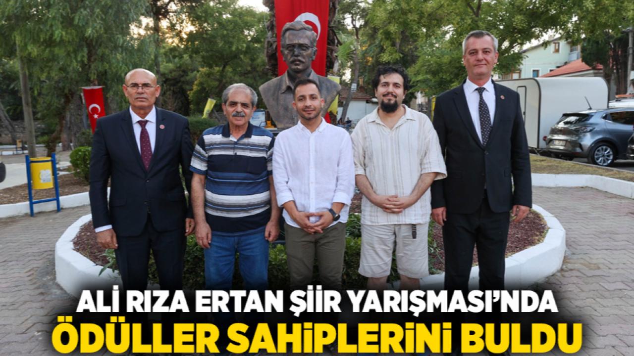 Ali Rıza Ertan Şiir Yarışması’nda ödüller sahiplerini buldu