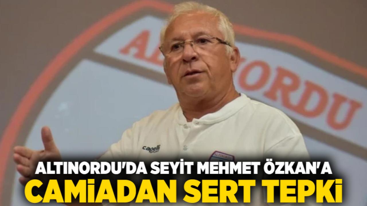 Altınordu'da Seyit Mehmet Özkan'a Camiadan Sert Tepki