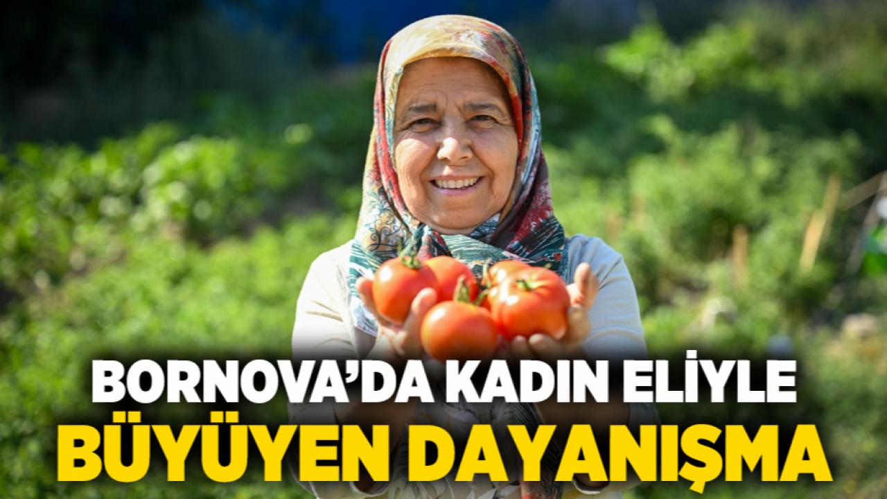 Bornova’da kadın eliyle büyüyen dayanışma