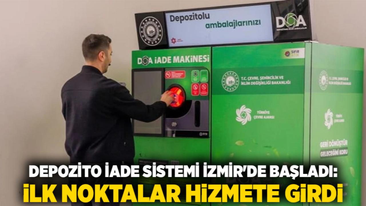 Depozito İade Sistemi İzmir'de Başladı: İlk Noktalar Hizmete Girdi