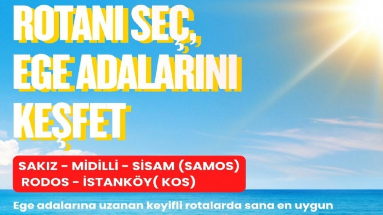 İZDENİZ’den Ege adalarına online feribot bileti kolaylığı