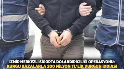 İzmir Merkezli Sigorta Dolandırıcılığı Operasyonu: Kurgu Kazalarla 200 Milyon TL'lik Vurgun İddiası