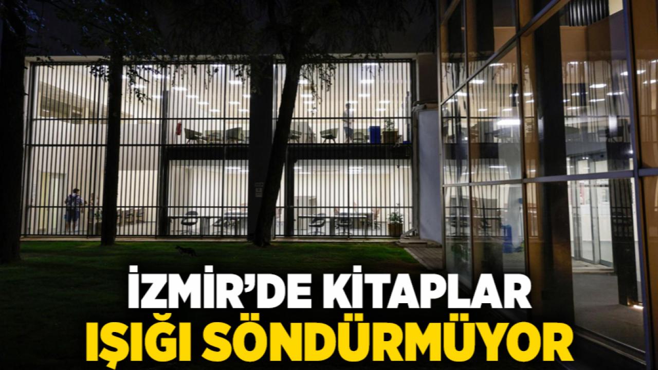 İzmir’de kitaplar ışığı söndürmüyor
