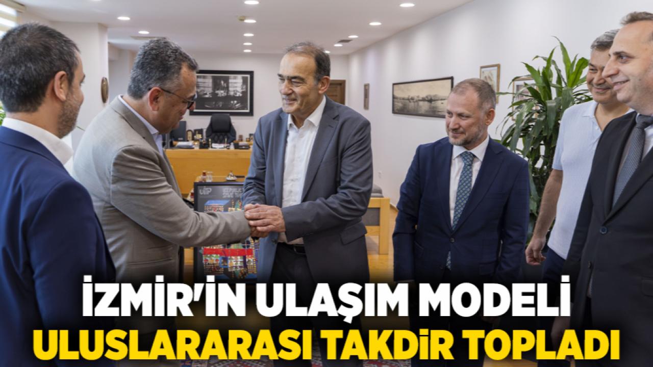 İzmir'in ulaşım modeli uluslararası takdir topladı