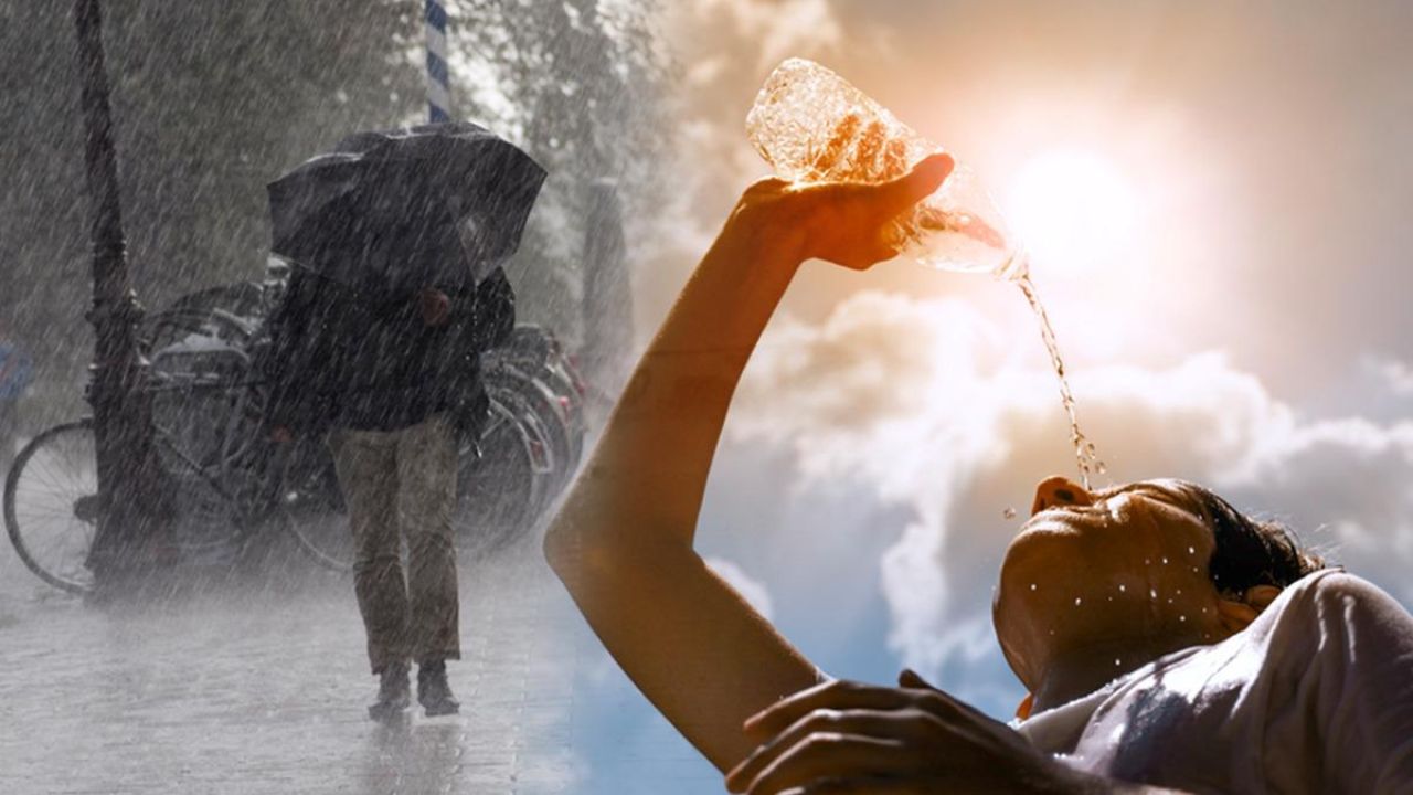 Meteoroloji uyardı: Bir yanda 40 derece, diğer yanda gök gürültülü sağanak!
