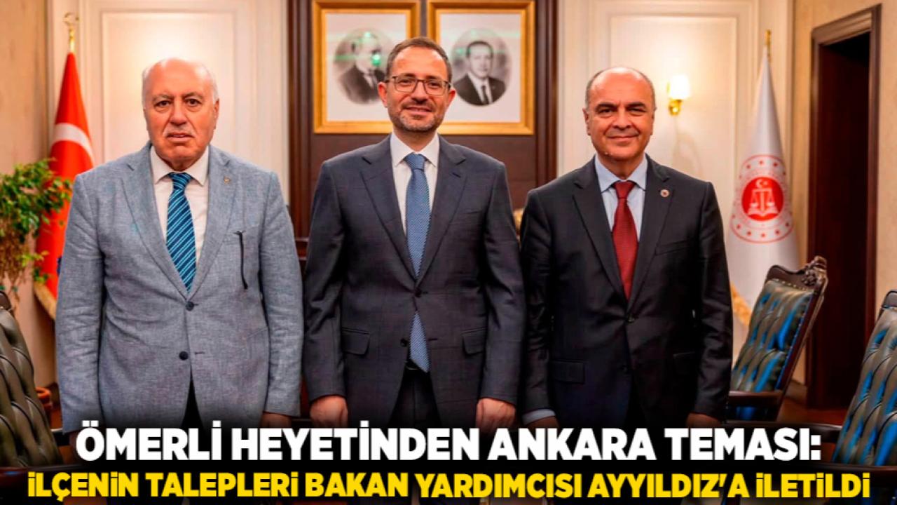 Ömerli Heyetinden Ankara Teması: İlçenin Talepleri Bakan Yardımcısı Ayyıldız'a İletildi