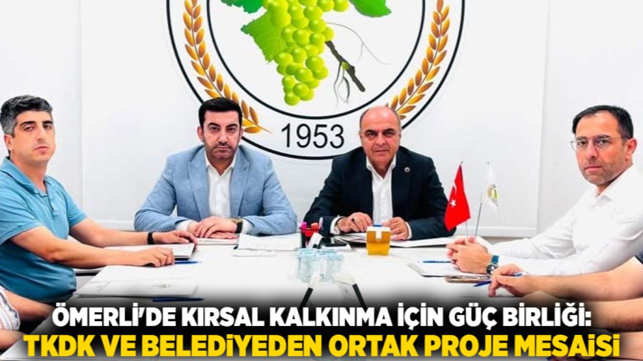 Ömerli'de Kırsal Kalkınma İçin Güç Birliği: TKDK ve Belediyeden Ortak Proje Mesaisi