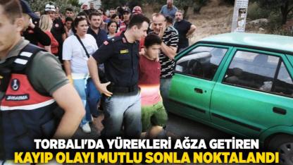Torbalı'da Yürekleri Ağza Getiren Kayıp Olayı Mutlu Sonla Noktalandı