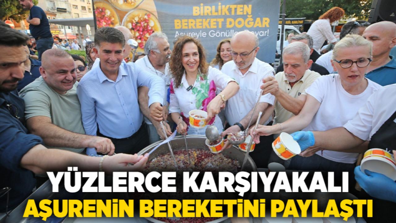 Yüzlerce Karşıyakalı aşurenin bereketini paylaştı